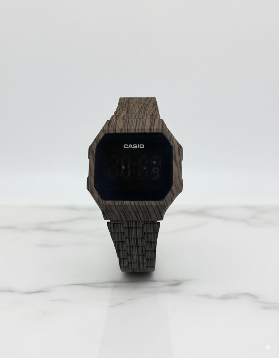 Montre tactile marron