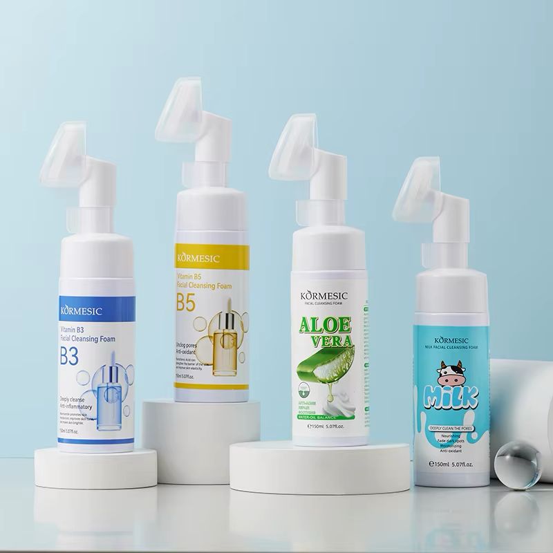 Mousse nettoyante visage