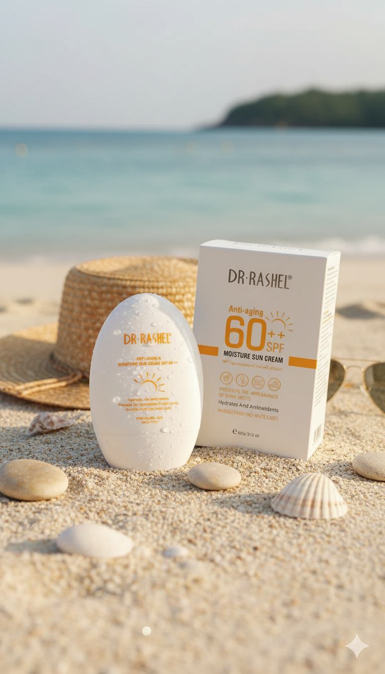 Crème Solaire Dr Rashel – Protection, Hydratation & Éclat