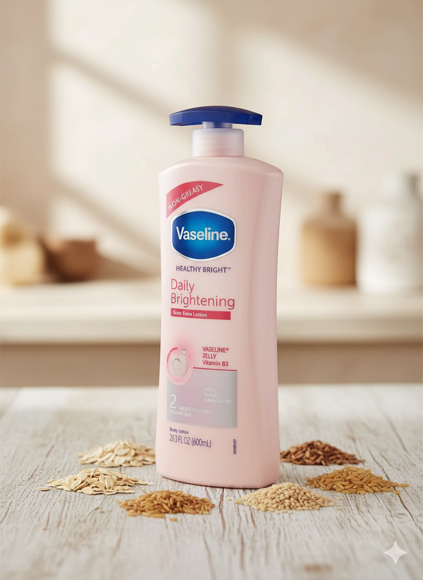 Lait Corporel Vaseline Daily Brightening – Éclat, Douceur & Hydratation