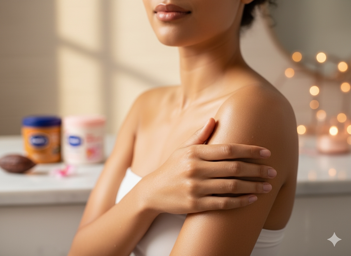 Vaseline Body Cream – Hydratation Profonde & Douceur Instantanée
