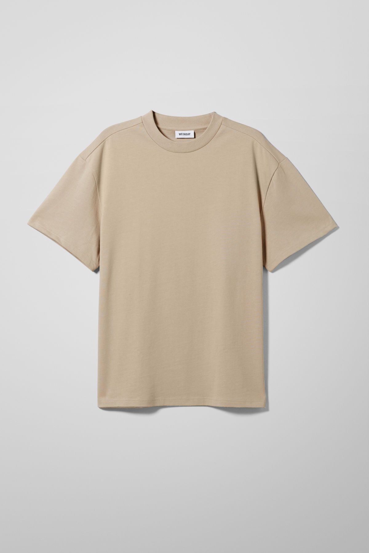 t-shirt uni-color beige