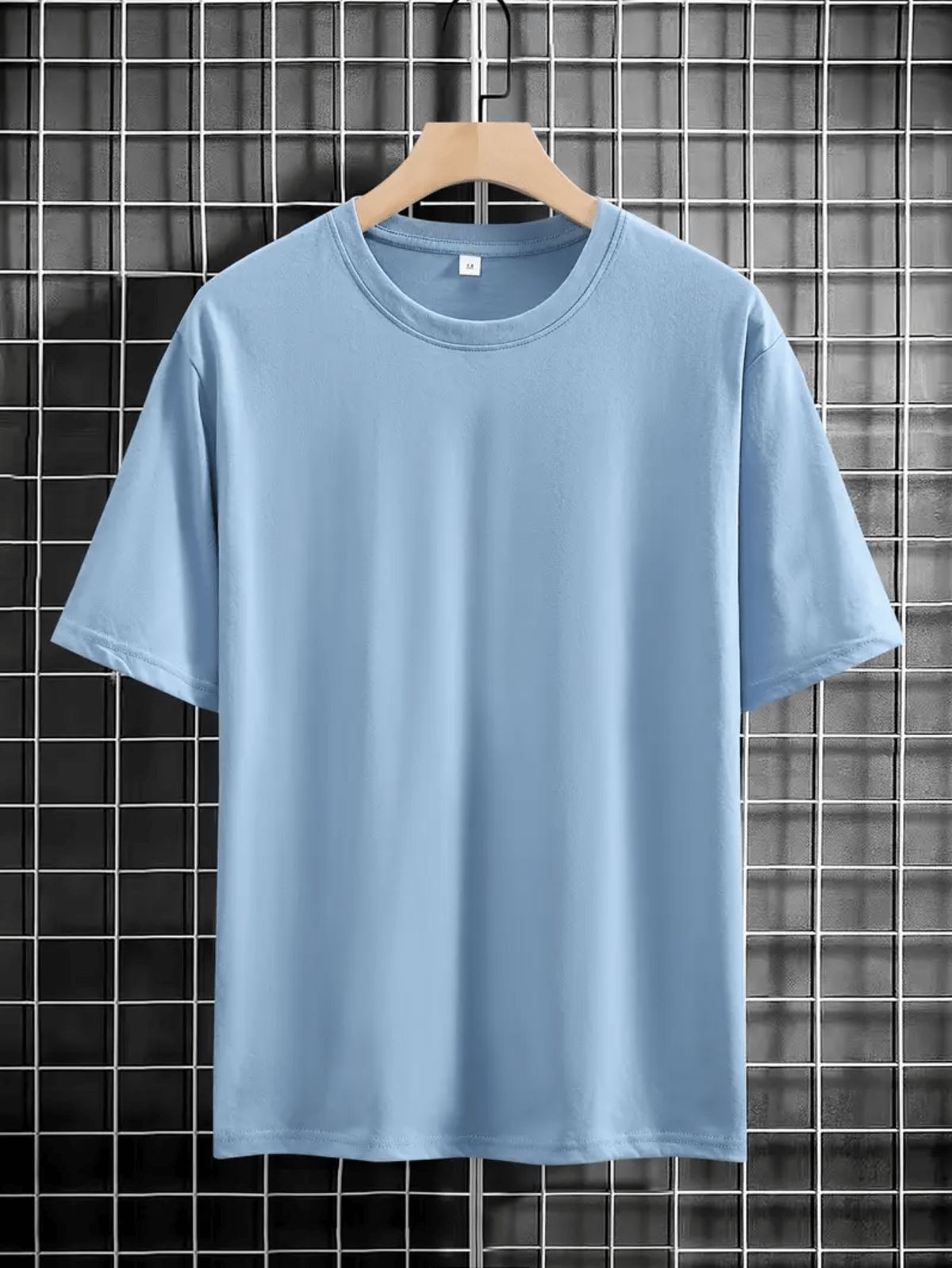 tee shirt uni-color bleu ciel