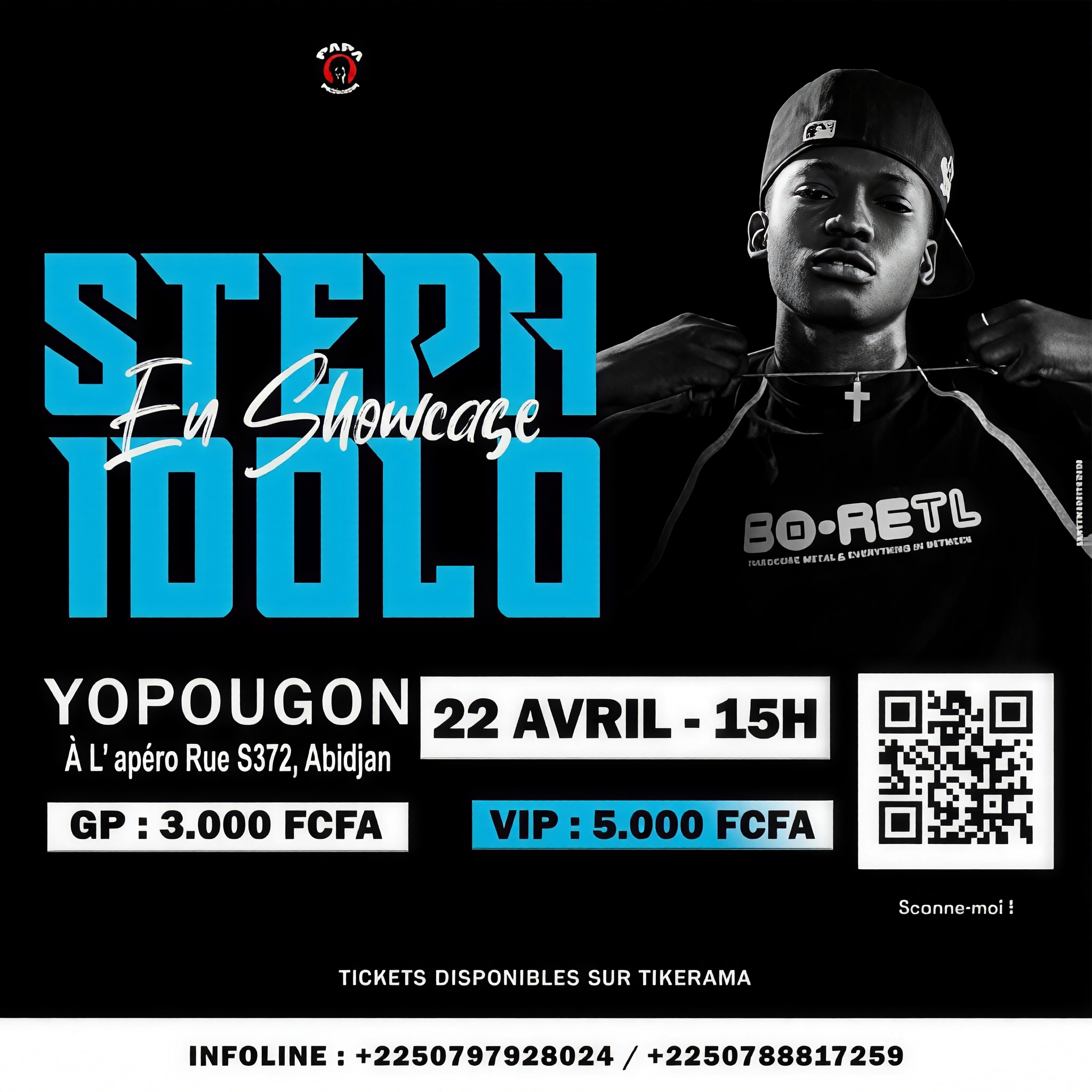 Ticket VIP Showcase Steph Idolo – Abidjan