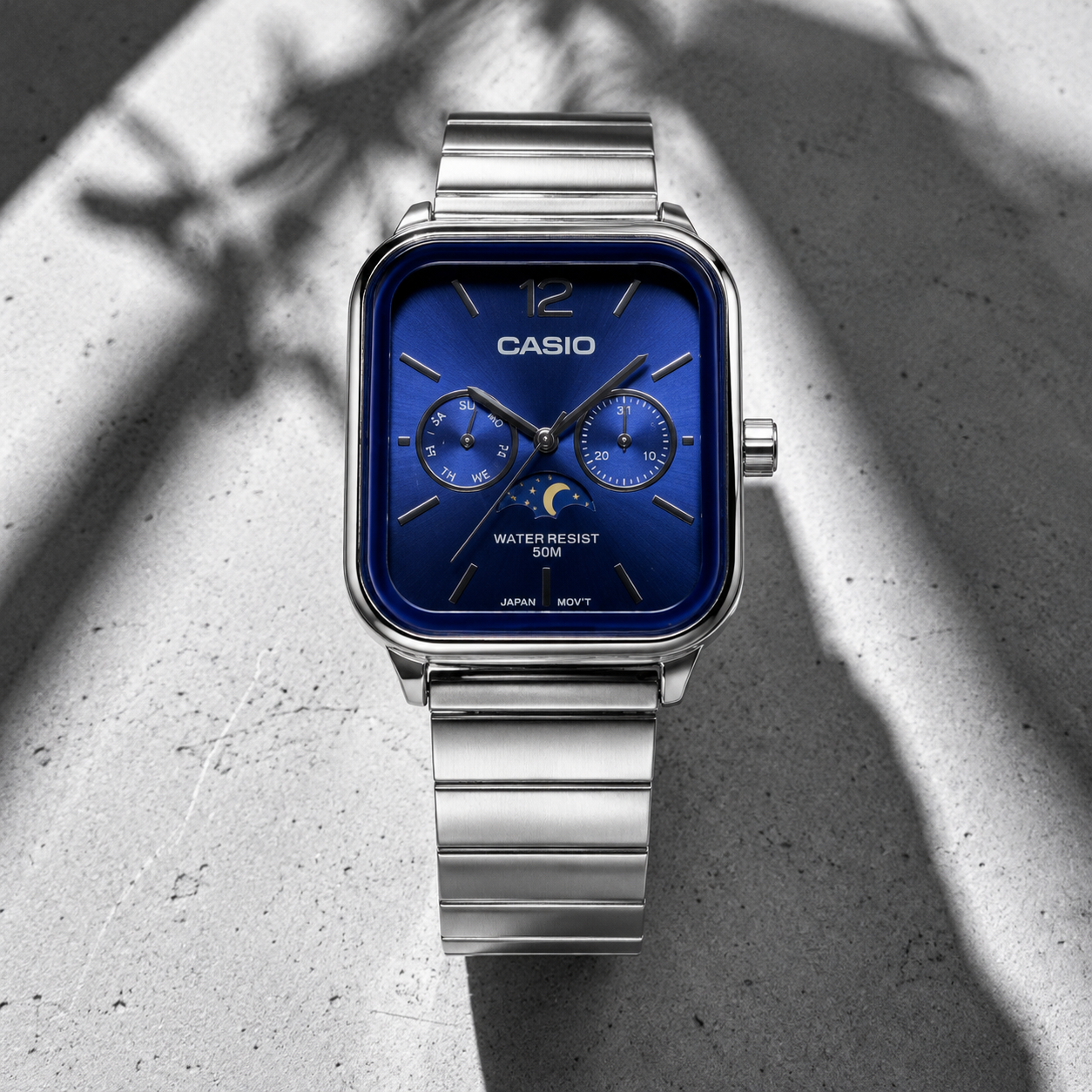Montre Casio-Cadran Bleu