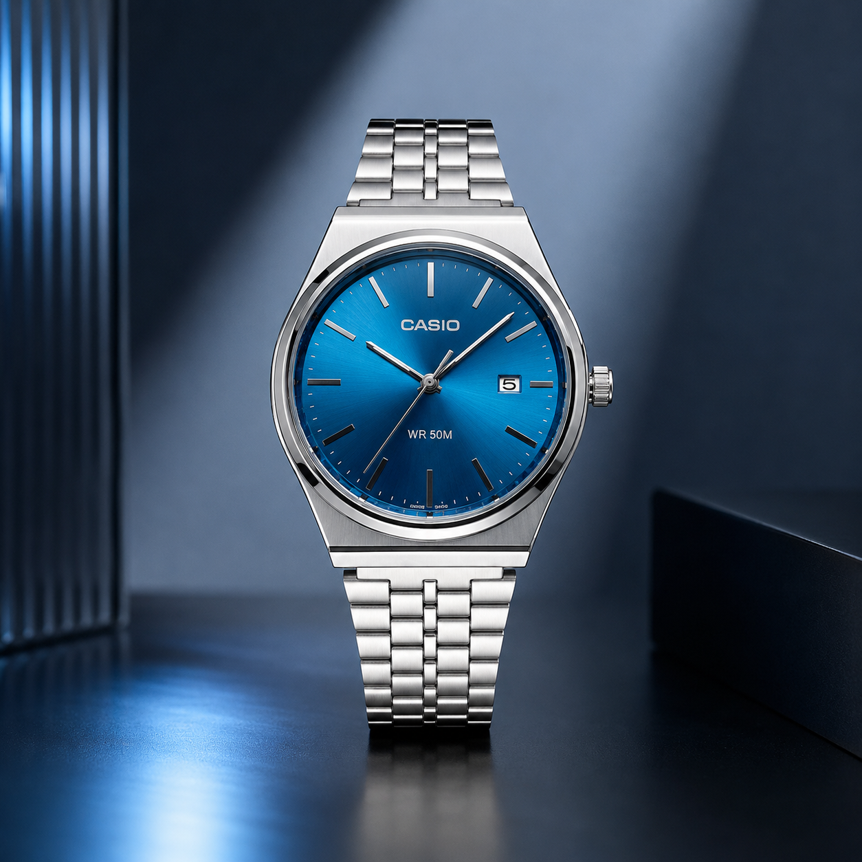 Montre Casio-Cadran Bleu Ciel