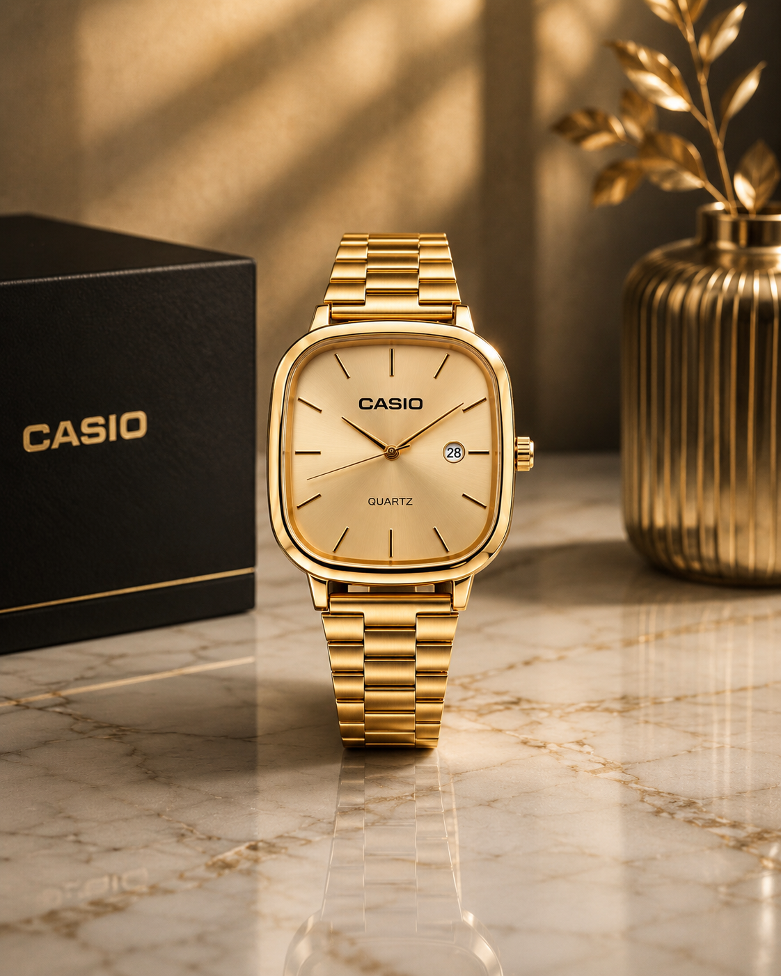 CASIO Quartz Dorée